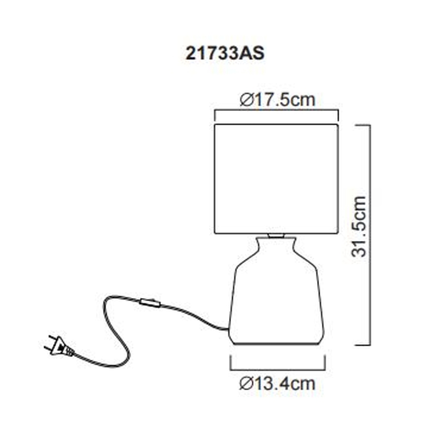Globo - Laualamp 1xE14/40W/230V