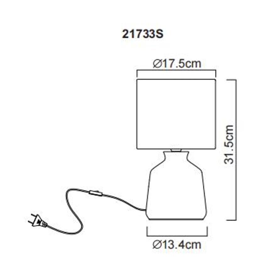 Globo - Laualamp 1xE14/40W/230V