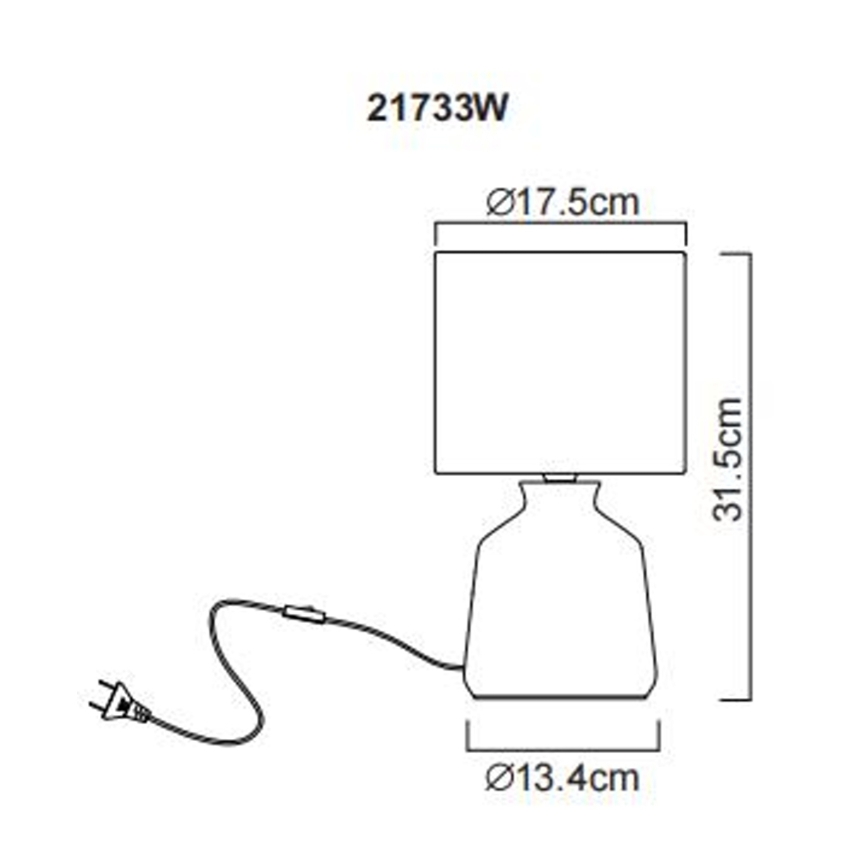 Globo - Laualamp 1xE14/40W/230V