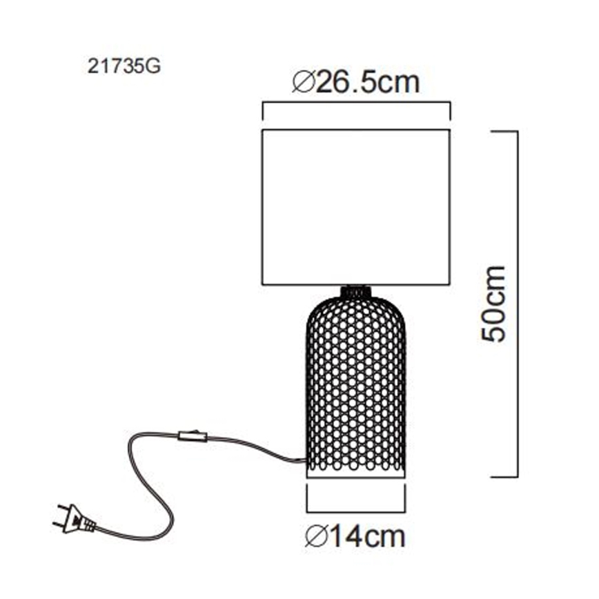 Globo - Laualamp 1xE27/60W/230V hall