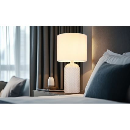 Globo - Laualamp 1xE27/60W/230V valge