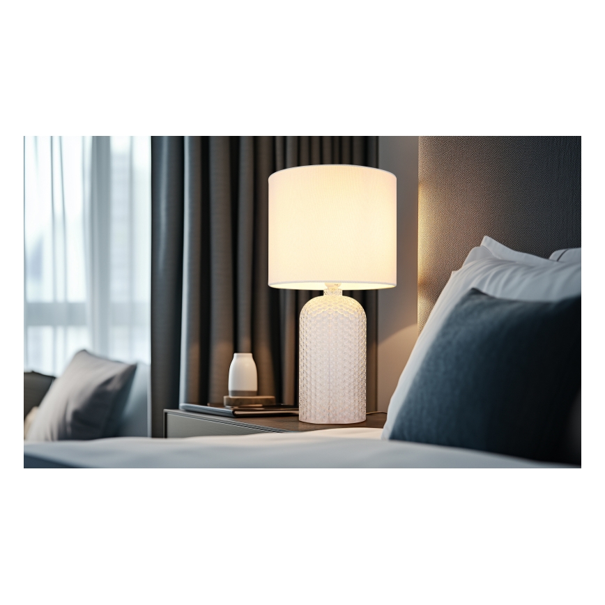 Globo - Laualamp 1xE27/60W/230V valge