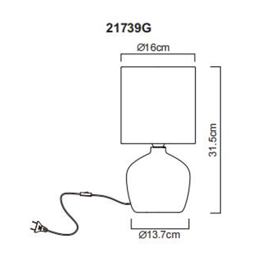 Globo - Laualamp 1xE14/40W/230V hall