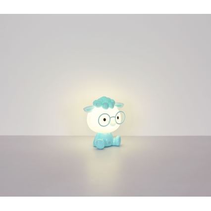 Globo - LED Hämardatav laetav laste väike öölamp LED/1W/5V 500 mAh sinine