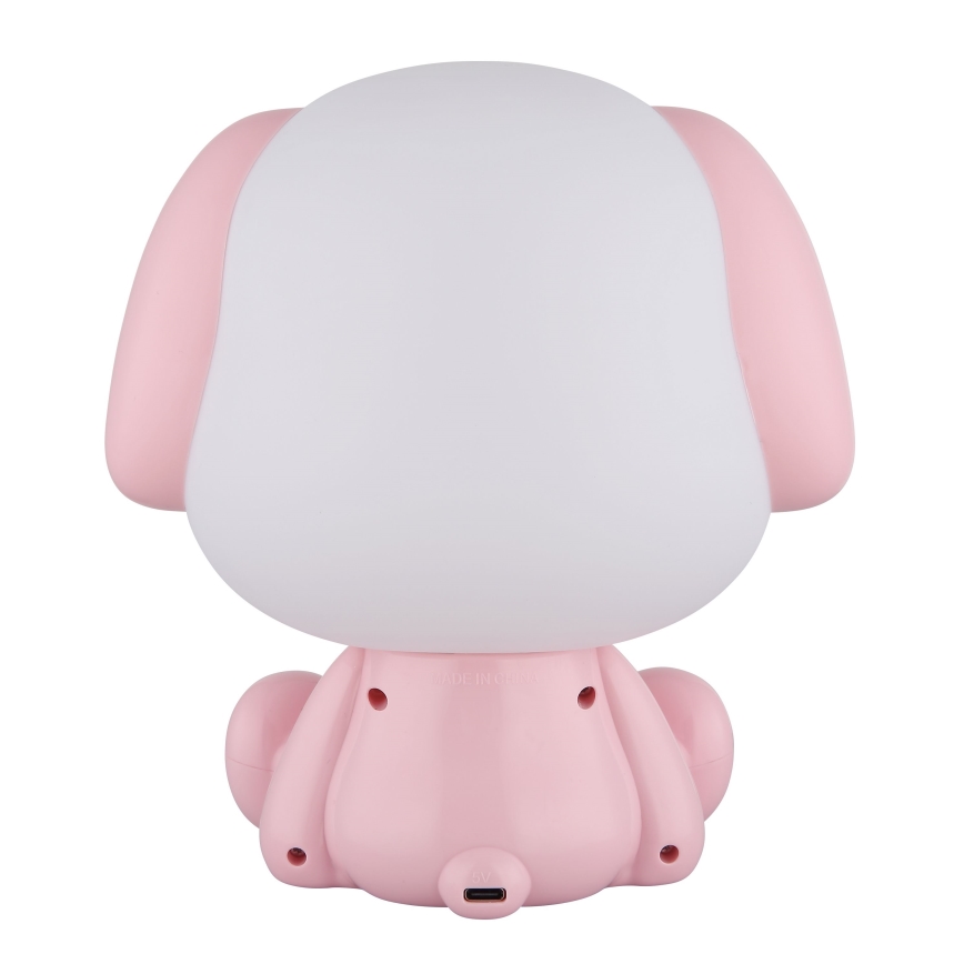 Globo - LED reguleeritav laetav laste öölamp LED/1W/5V 500 mAh roosa