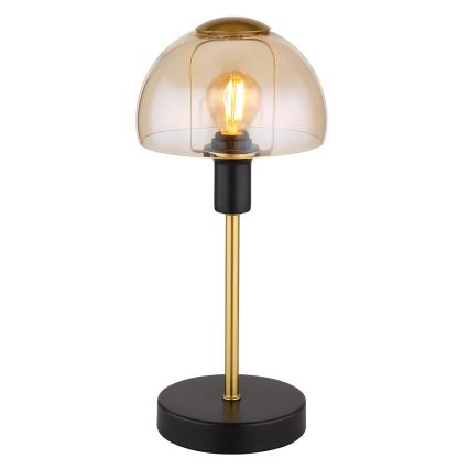 Globo - Laud puutetundlik lamp 1xE14/25W/230V must/kuldne