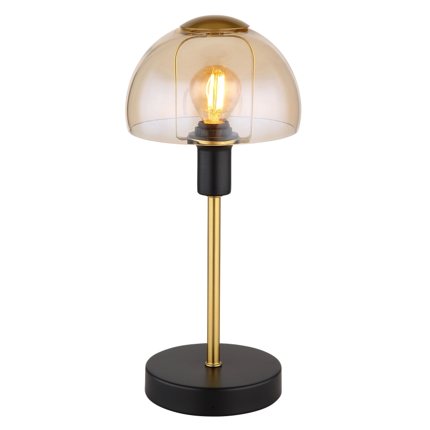 Globo - Laud puutetundlik lamp 1xE14/25W/230V must/kuldne