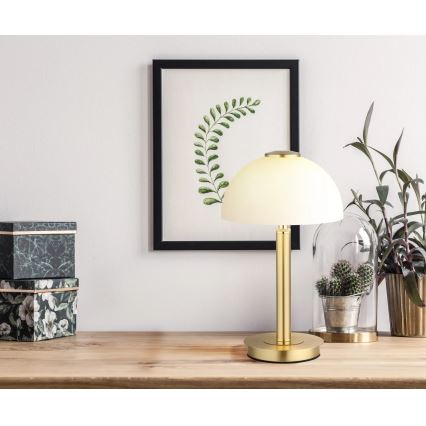 Globo - LED Hämardatav puutetundlik laualamp LED/7W/230V 3000K messing