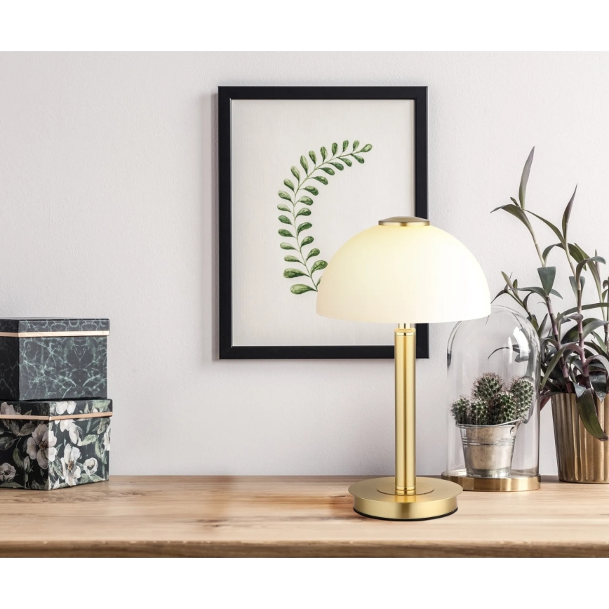 Globo - LED Hämardatav puutetundlik laualamp LED/7W/230V 3000K messing