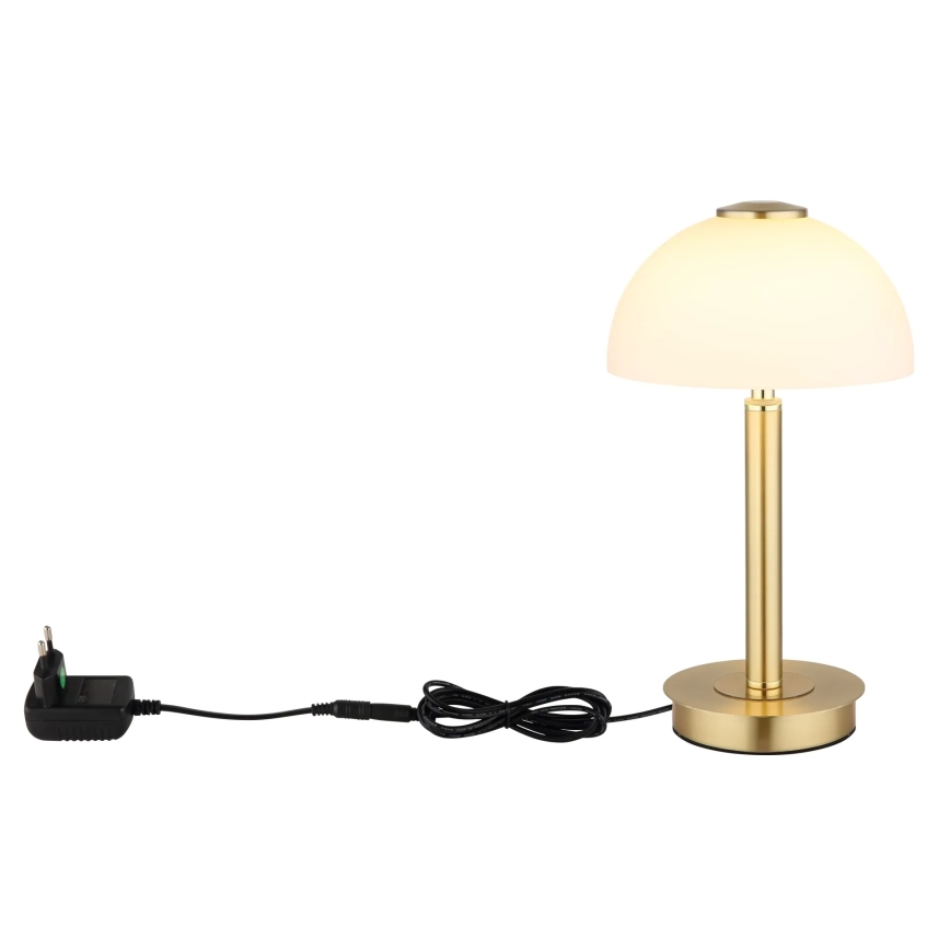 Globo - LED Hämardatav puutetundlik laualamp LED/7W/230V 3000K messing