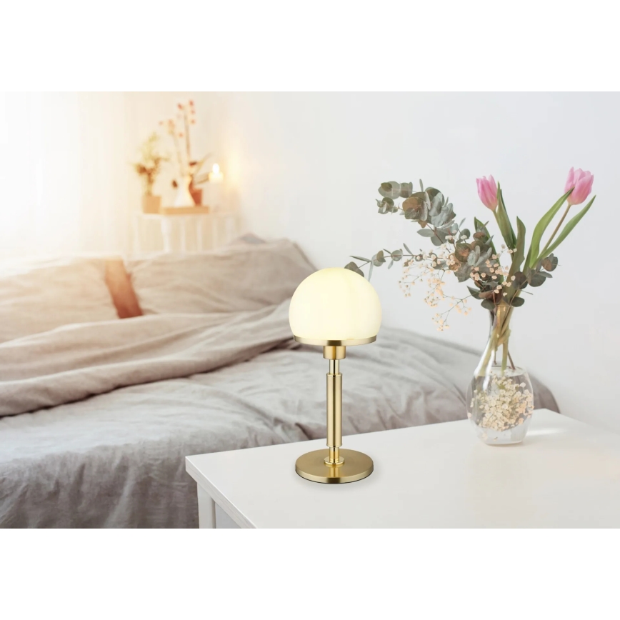 Globo - Laualamp 1xE27/40W/230V kuldne