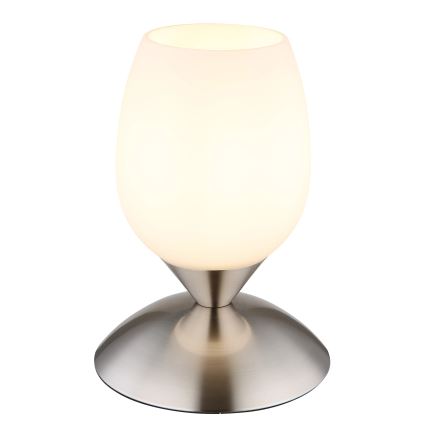 Globo - Laud puutetundlik lamp 1xE14/25W/230V matt kroom