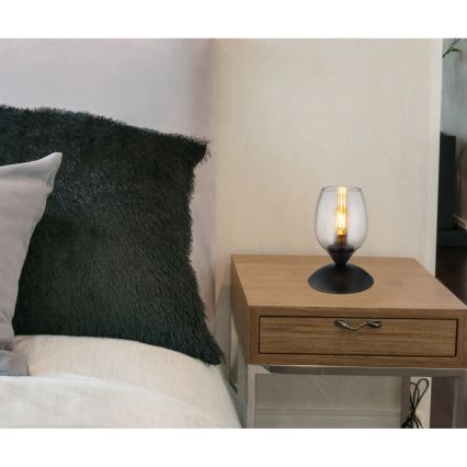 Globo - Laud puutetundlik lamp 1xE14/25W/230V must