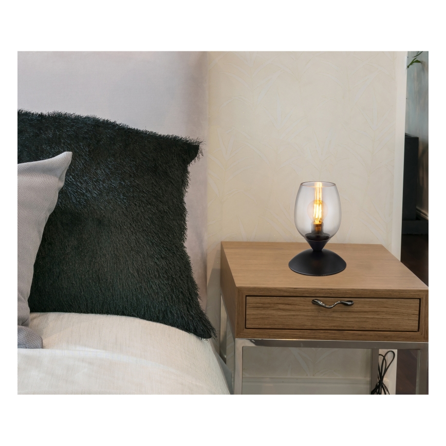 Globo - Laud puutetundlik lamp 1xE14/25W/230V must