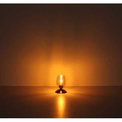 Globo - Laud puutetundlik lamp 1xE14/25W/230V must