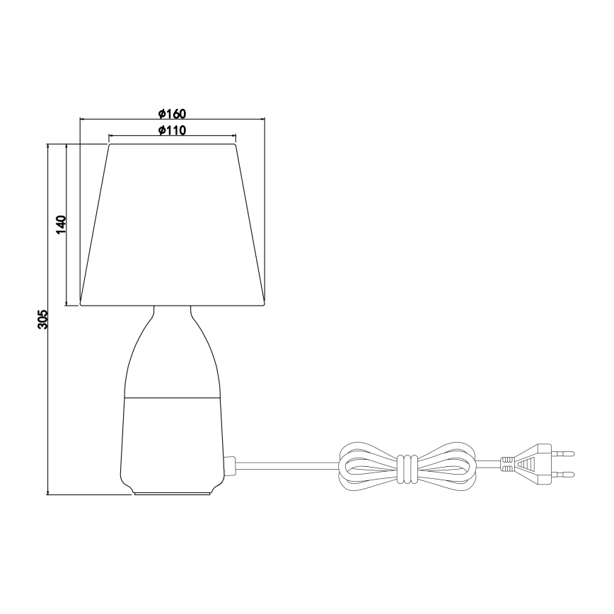 Globo - Laualamp 1xE14/40W/230V