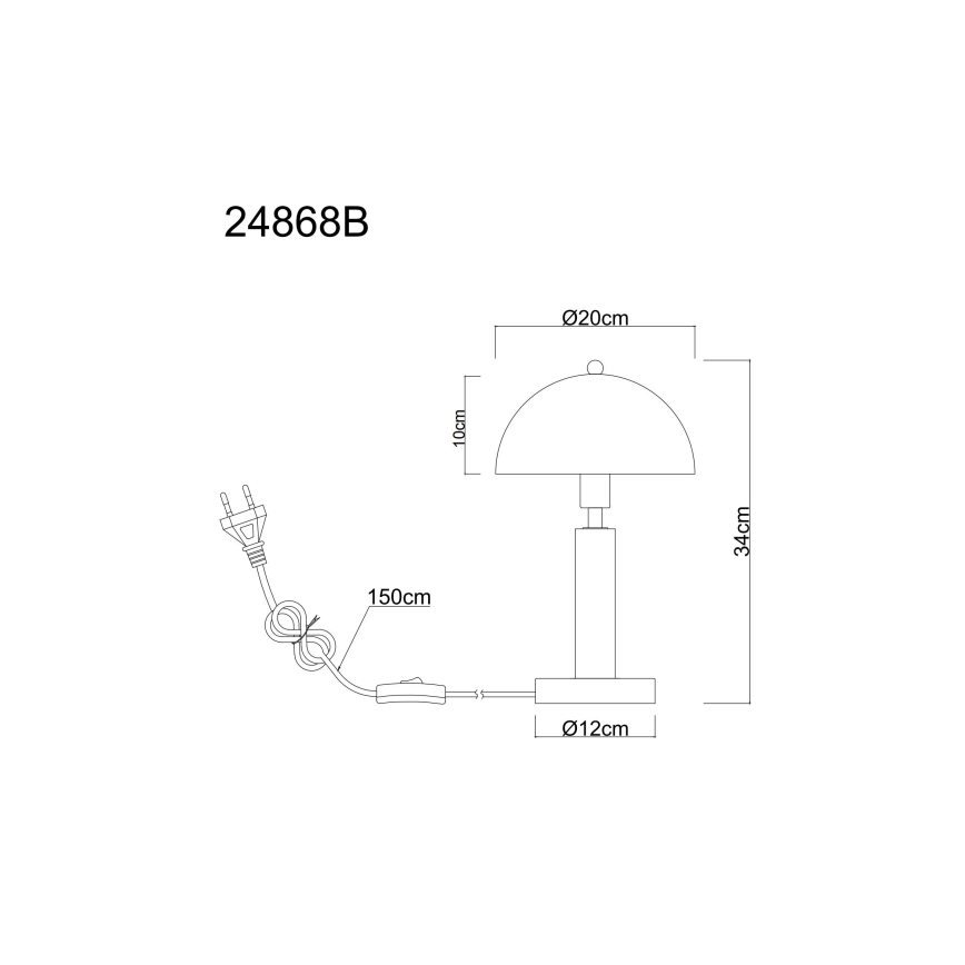 Globo - Laualamp 1xE14/40W/230V