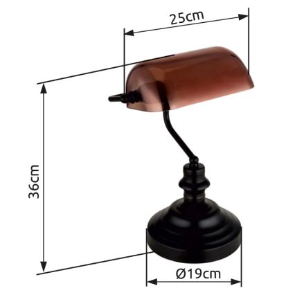 Globo - Laualamp 1xE27/60W/230V