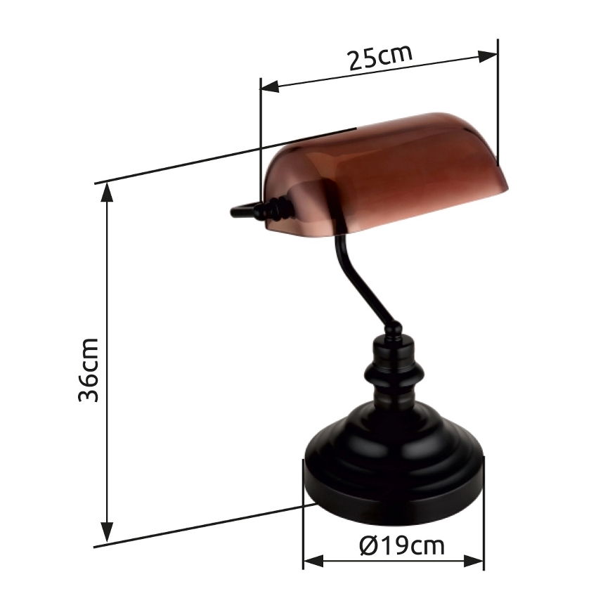 Globo - Laualamp 1xE27/60W/230V