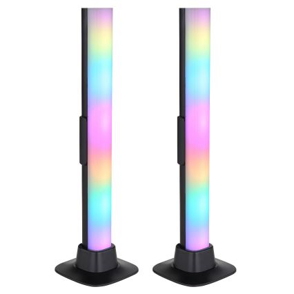 Globo RGB- KOMPLEKT 2x LED RGB Hämardatav laualamp 2-ühes LED/2W/5V Wi-Fi Tuya