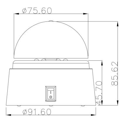 Globo - LED Dekoratiivne lamp 6xLED/0.06W/3xAA