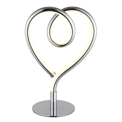 Globo - LED Laualamp LED/6W/230V läikiv kroom