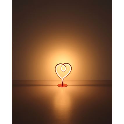 Globo - LED Laualamp LED/6W/230V punane