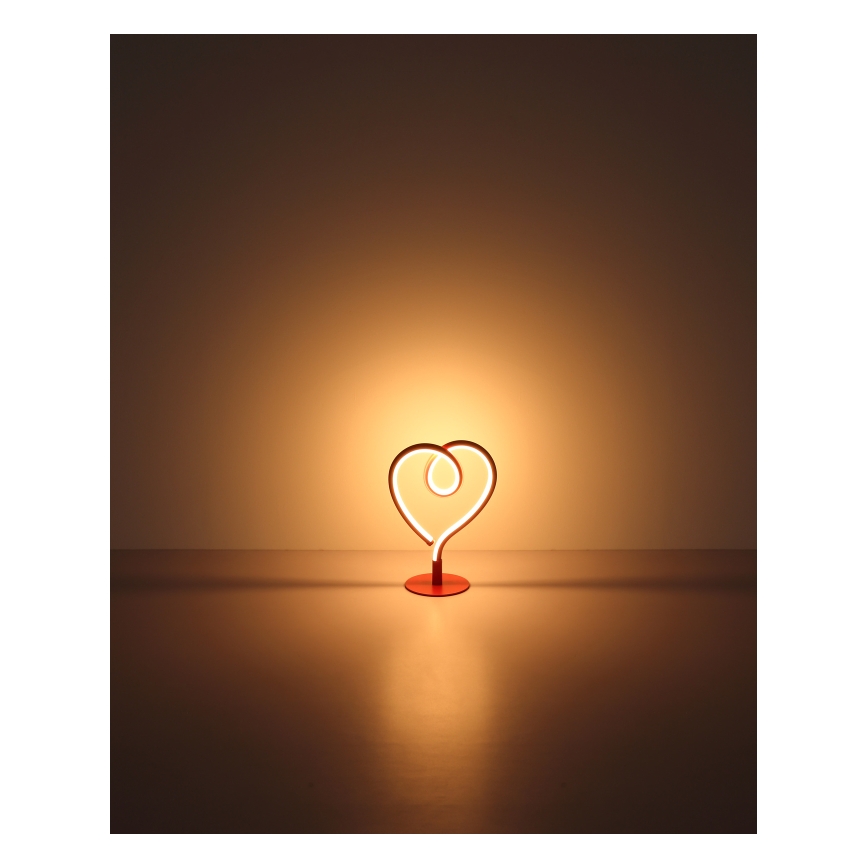 Globo - LED Laualamp LED/6W/230V punane