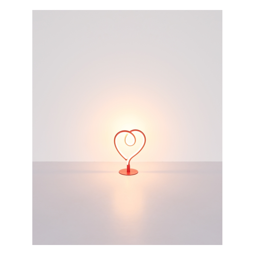 Globo - LED Laualamp LED/6W/230V punane