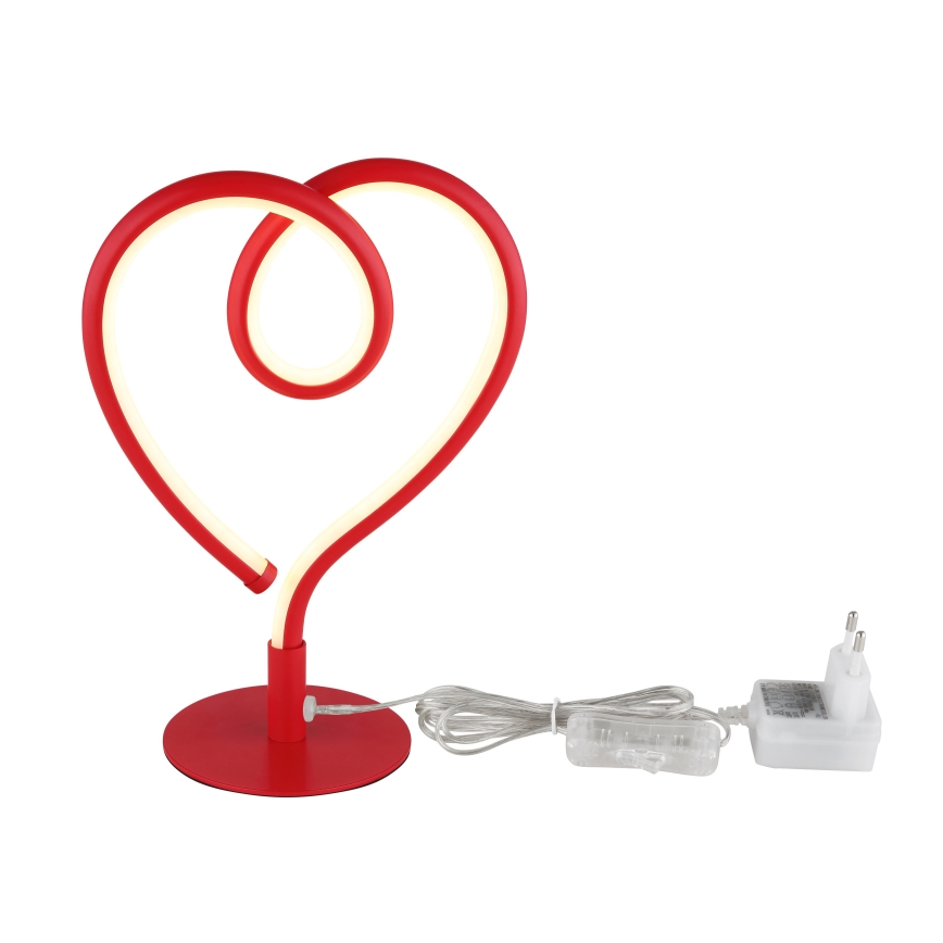 Globo - LED Laualamp LED/6W/230V punane
