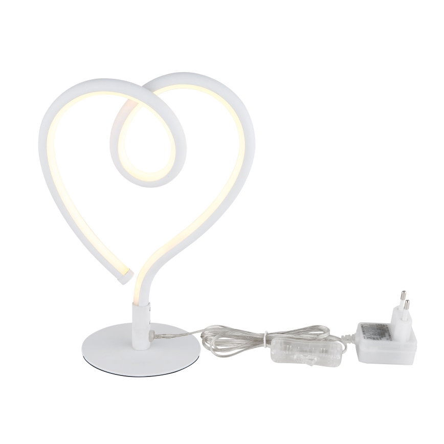 Globo - LED Laualamp LED/6W/230V valge