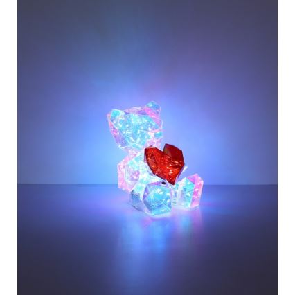 Globo - LED Hämardatav laetav laud kaunistus LED/3W/5V 1200 mAh karu