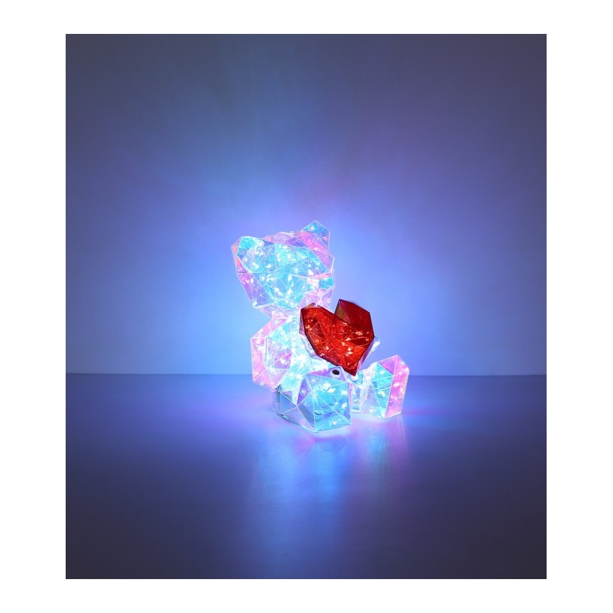 Globo - LED Hämardatav laetav laud kaunistus LED/3W/5V 1200 mAh karu