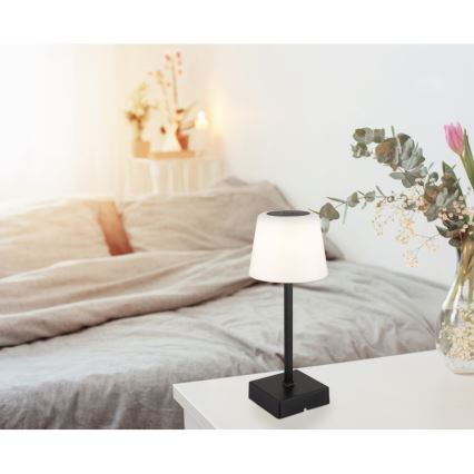 Globo - LED Hämardatav puutetundlik laualamp LED/2W/5V 3000/4500/6500K 800 mAh must