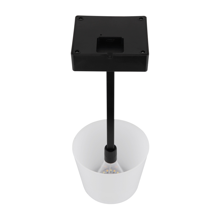 Globo - LED Hämardatav puutetundlik laualamp LED/2W/5V 3000/4500/6500K 800 mAh must