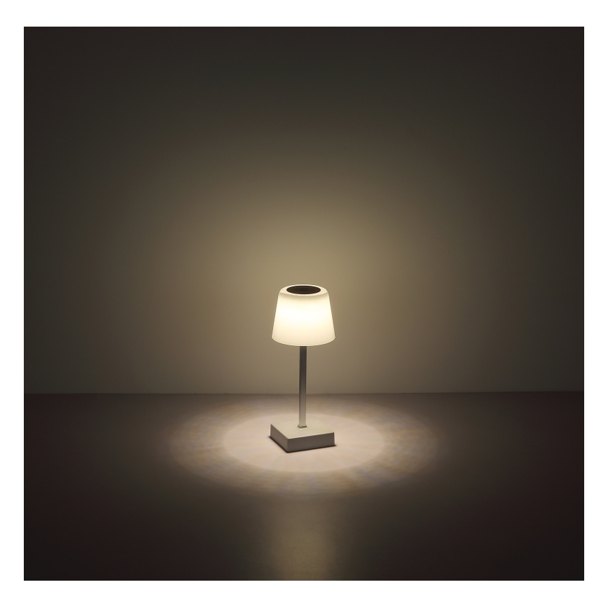 Globo - LED reguleeritav puutetundlik laualamp LED/2W/5V 3000/4500/6500K 800 mAh hõbedane