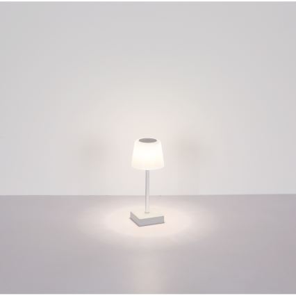 Globo - LED reguleeritav puutetundlik laualamp LED/2W/5V 3000/4500/6500K 800 mAh hõbedane