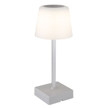 Globo - LED reguleeritav puutetundlik laualamp LED/2W/5V 3000/4500/6500K 800 mAh hõbedane