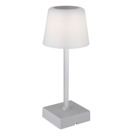 Globo - LED reguleeritav puutetundlik laualamp LED/2W/5V 3000/4500/6500K 800 mAh hõbedane