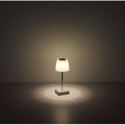 Globo - LED Hämardatav puutetundlik laualamp LED/2W/5V 3000/4500/6500K 800 mAh valge