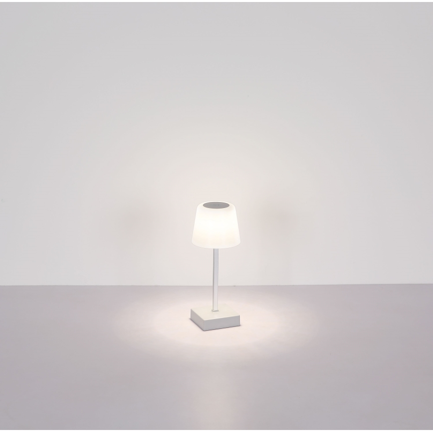 Globo - LED Hämardatav puutetundlik laualamp LED/2W/5V 3000/4500/6500K 800 mAh valge