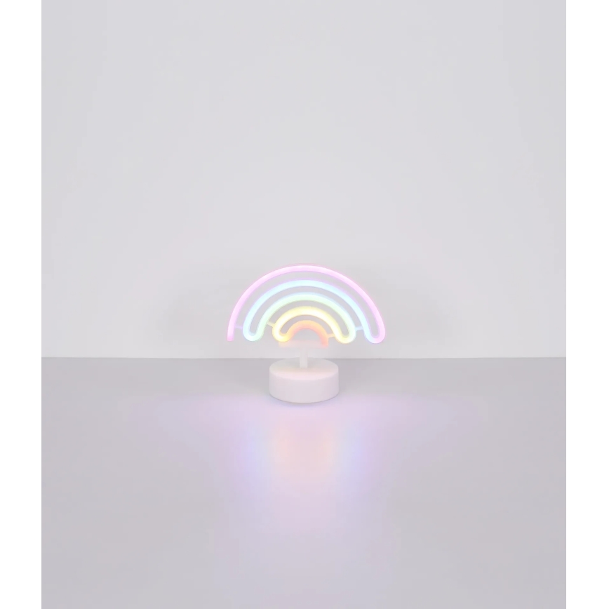 Globo - LED Neoon lauakaunistus LED/2W/3xAA vikerkaar