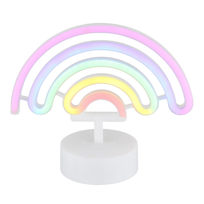 Globo - LED Neoon lauakaunistus LED/2W/3xAA vikerkaar