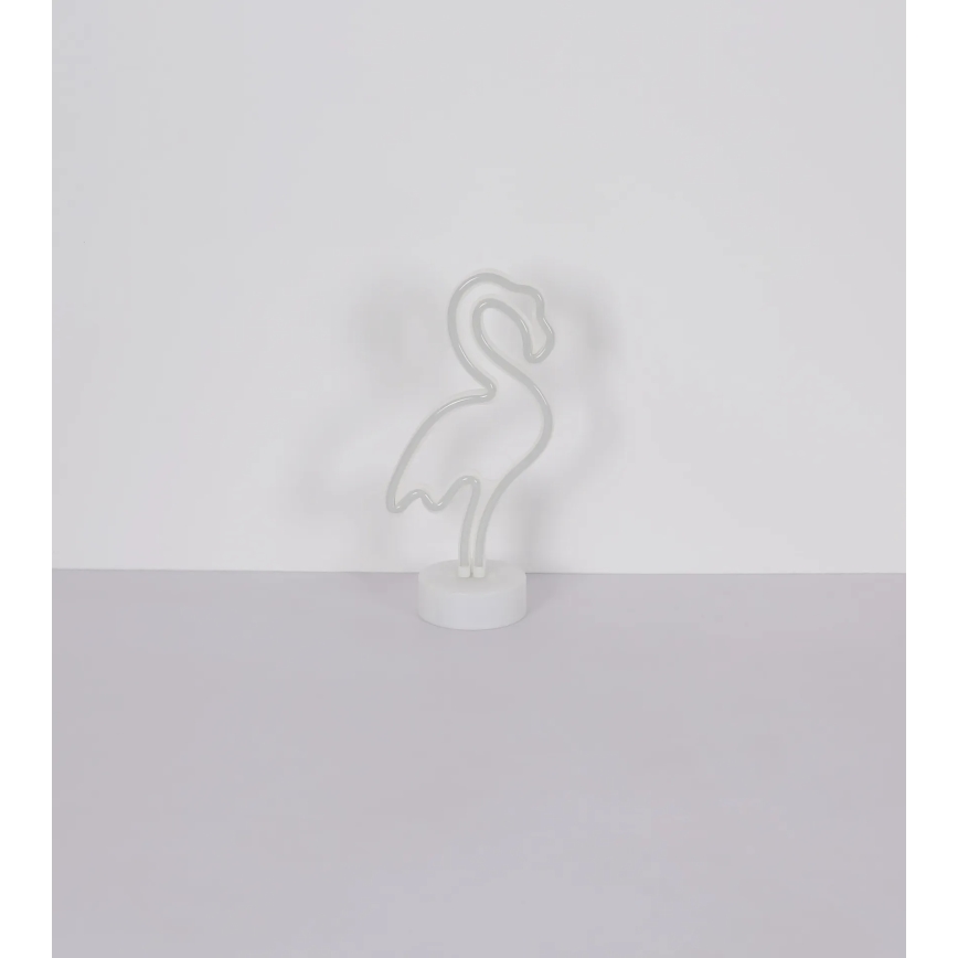 Globo - LED Neoon lauakaunistus LED/2W/3xAA flamingo