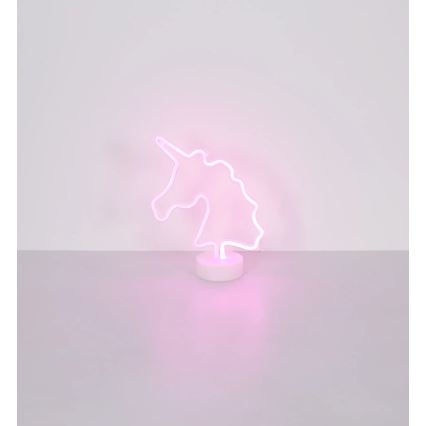 Globo - LED Neoon lauakaunistus LED/2W/3xAA ükssarvik
