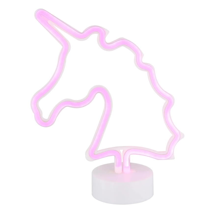 Globo - LED Neoon lauakaunistus LED/2W/3xAA ükssarvik