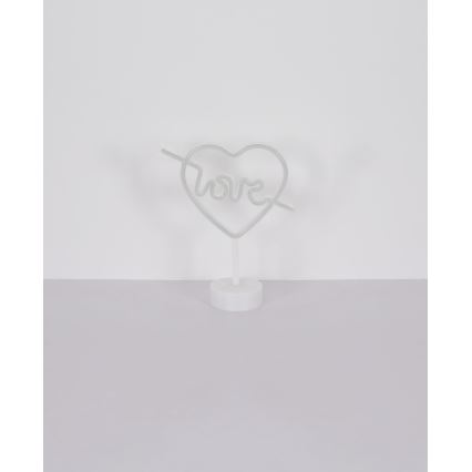 Globo - LED Neoon laud kaunistus LED/2W/3xAA süda