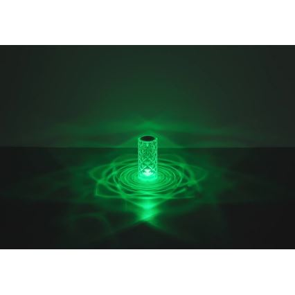 Globo - Laetav LED RGB laualamp, puutetundlik, laetav LED/0,6W/3,7V 500mAh
