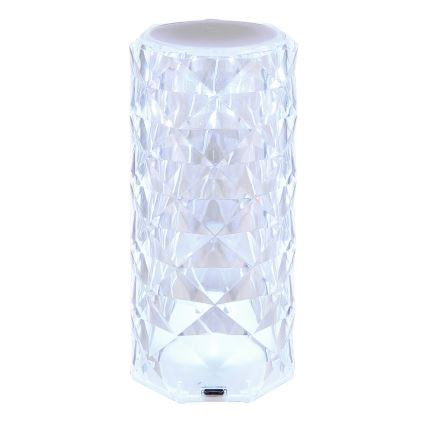 Globo - Laetav LED RGB laualamp, puutetundlik, laetav LED/0,6W/3,7V 500mAh