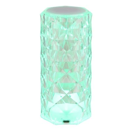 Globo - Laetav LED RGB laualamp, puutetundlik, laetav LED/0,6W/3,7V 500mAh